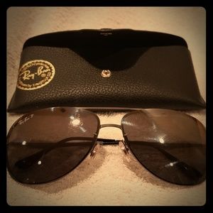 Ray Ban LightRay Aviator sunglasses w/ case